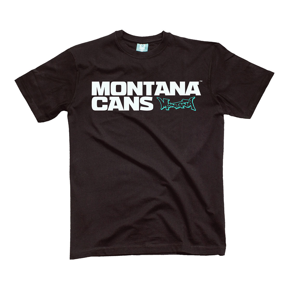 Montana Cans Typo Logo T-Shirt Black Small - Main Image