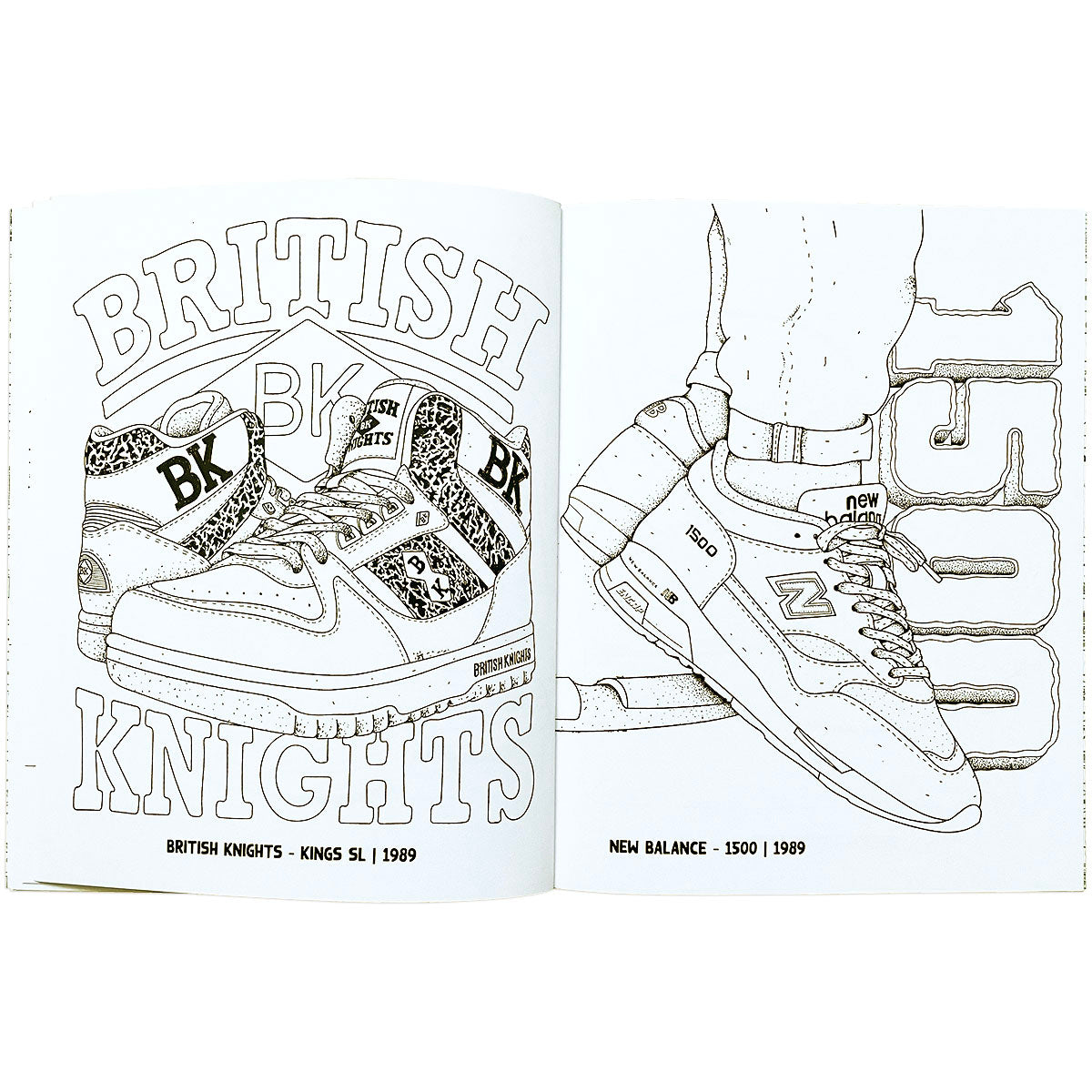 Sneaker Coloring Book
