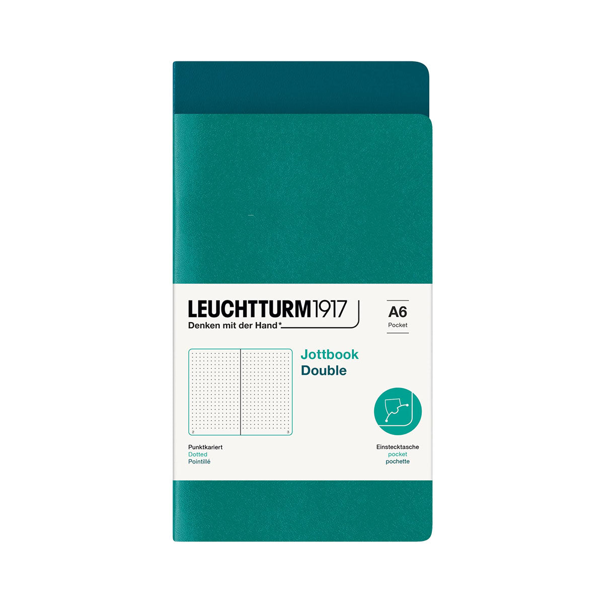 Leuchtturm1917 Jottbook A6 Pack of 2, Dotted