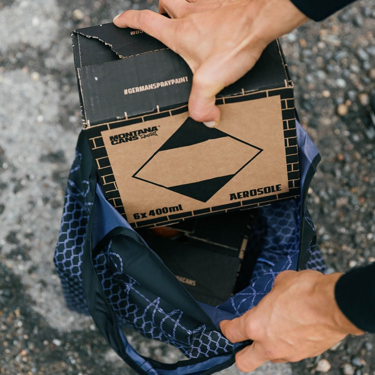 Montana Foldable Bag Paint Where It Ain't