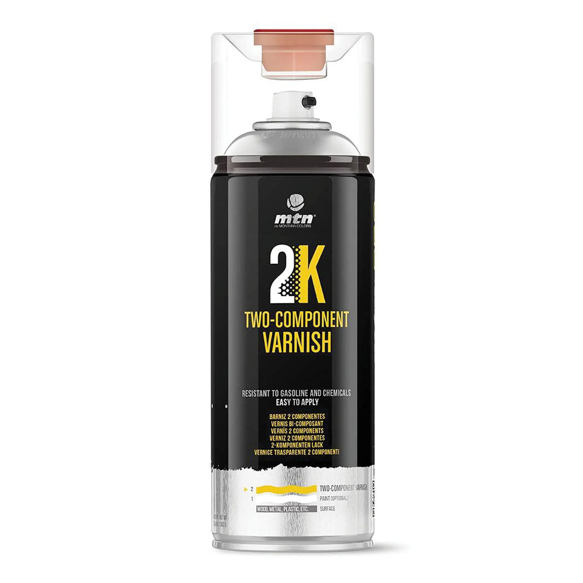 MTN PRO 2K Two Component Spray Varnish Glossy 400ml