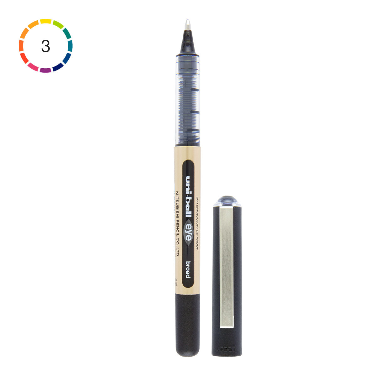 Uni-Ball Eye Broad Rollerball Pen mm Black - Main Image