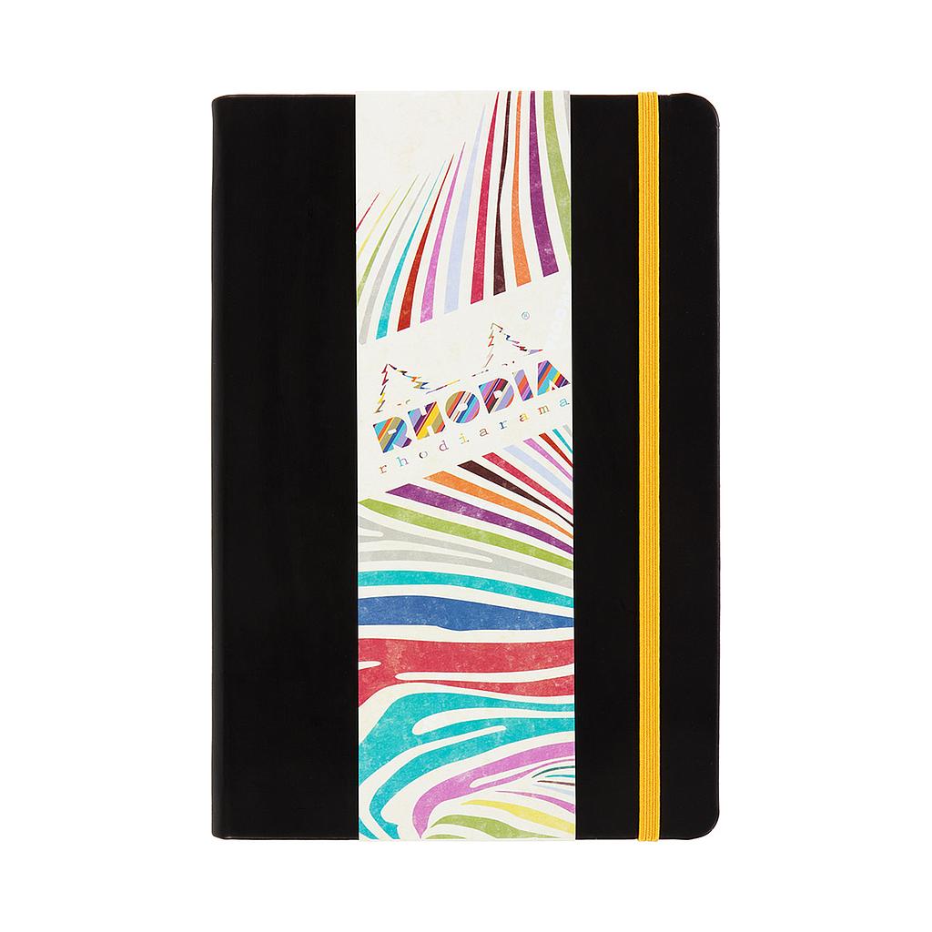 Rhodia Rhodiarama Notebook Hard Cover A5, Ruled - Black
