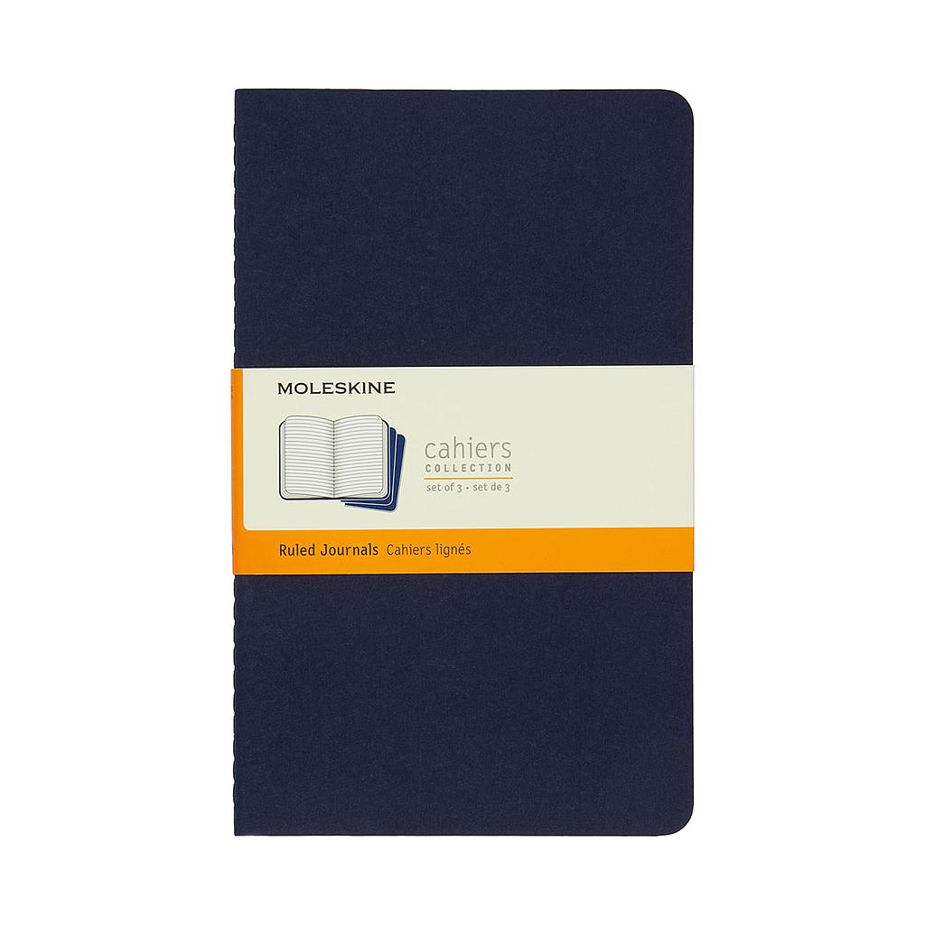 Moleskine Cahier Large Journal Ruled Set of 3