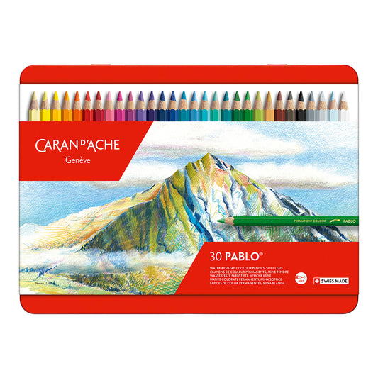 Caran d'Ache Pablo Coloured Pencils 30 Set