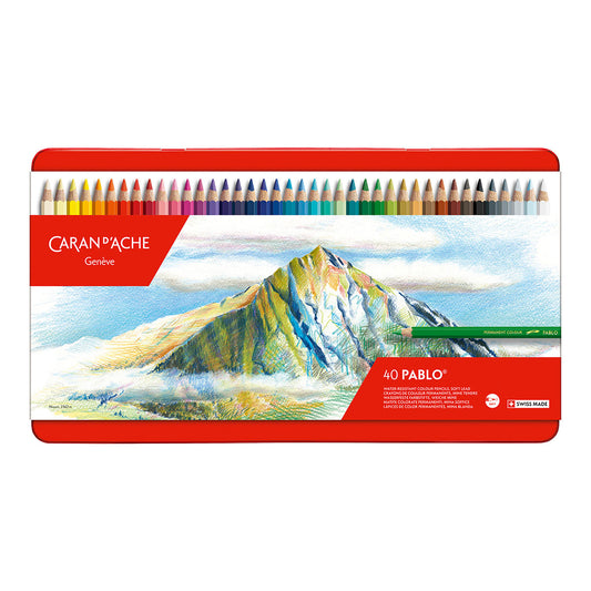 Caran d'Ache Pablo Coloured Pencils 40 Set