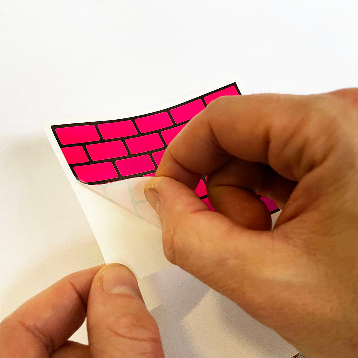 FLUX Eggshell Stickers 50 pcs Bricks Magenta