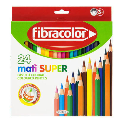 Fibracolor Mati Super Coloured Pencils 24set