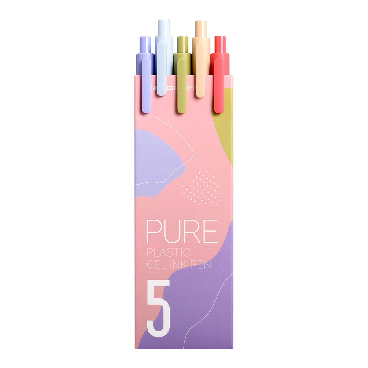 KACO Pure Soft Touch Gel Pen 0.5 mm 5 set Morandi II