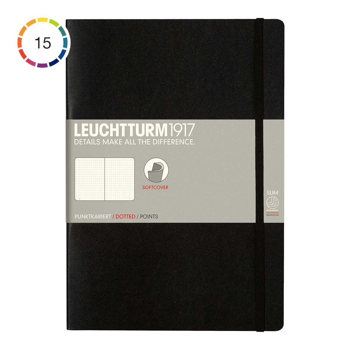 Leuchtturm1917 Notebook B5 Soft Cover, Dotted