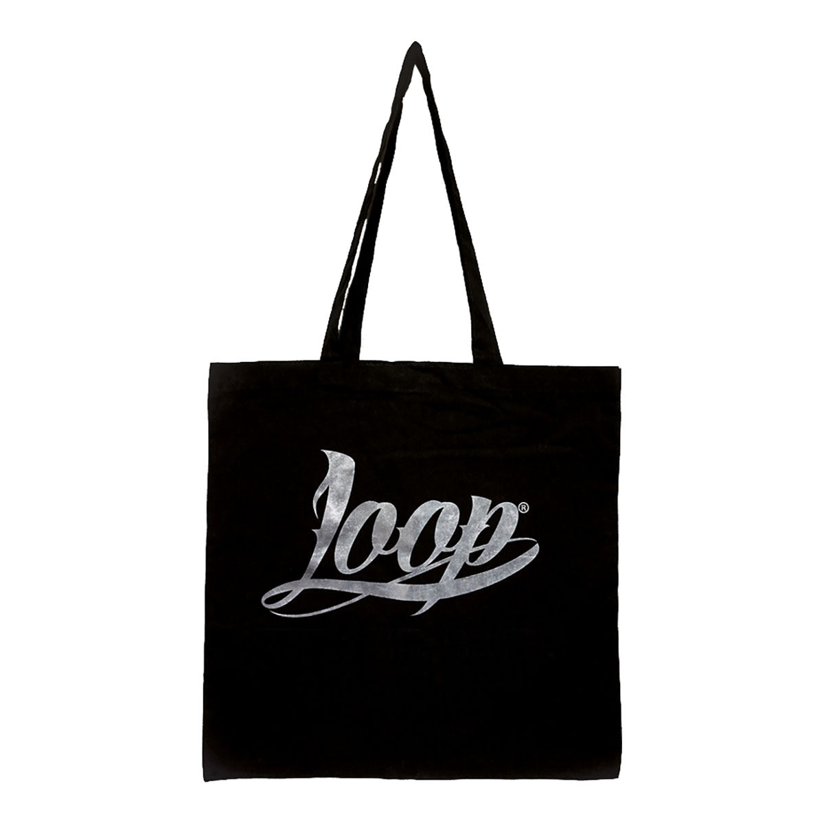 Loop Black And Silver Tote Bag