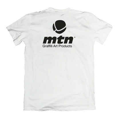 MTN Basic Logo Front/Back White Tee