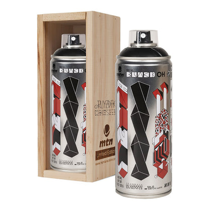 MTN Delta x Ruyzdael Limited Edition Spray Paint 400ml, Matt Black