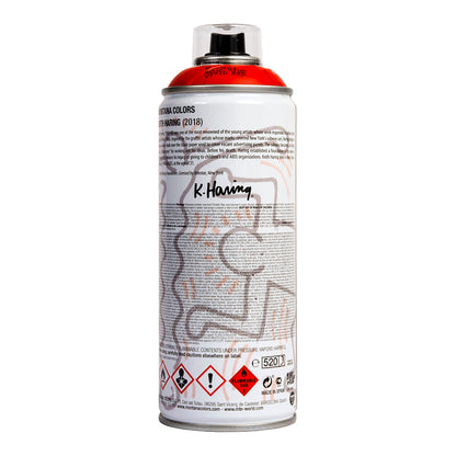 MTN Keith Haring Limited Edition Spray Paint 400ml, Vivid Red