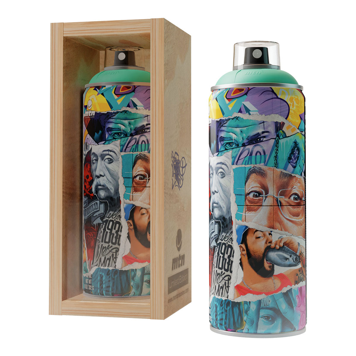 MTN MR. Dheo Limited Edition Spray Paint 400ml, Emerald Green