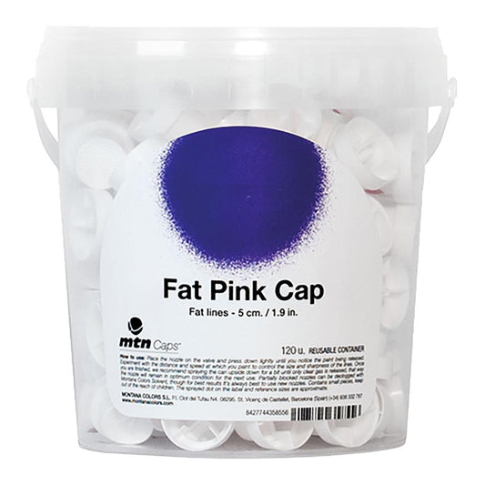 MTN Pink Fat Cap Bucket, 120 Caps