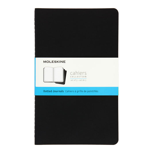 Moleskine Cahier Large Journal Dotted Set of 3