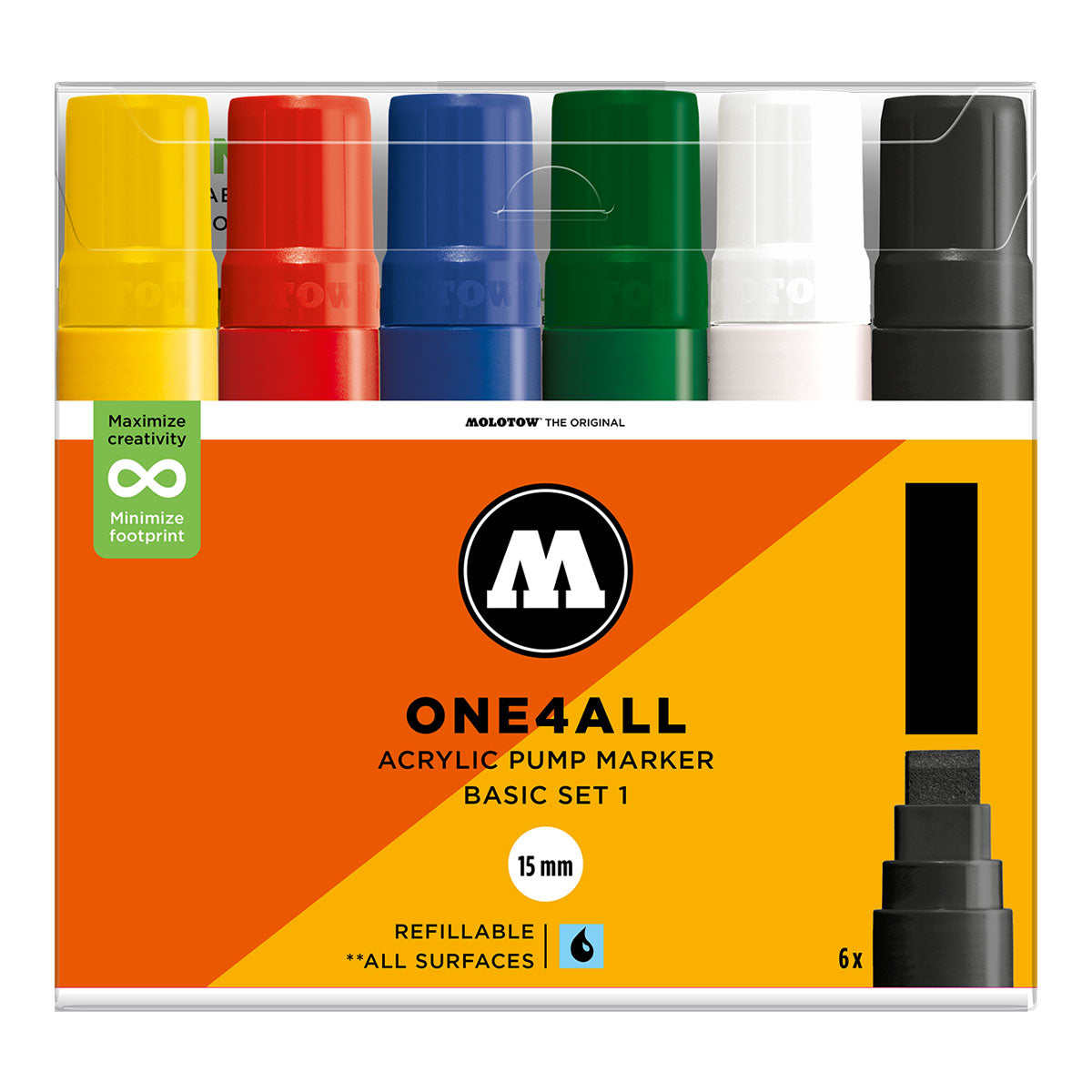 Molotow ONE4ALL 627HS 6set Basic 1