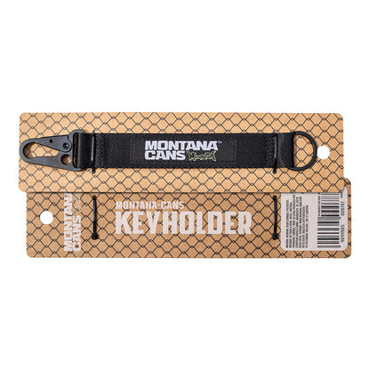 All Typo Montana Typo Logo Key Holder Black – UNFADE