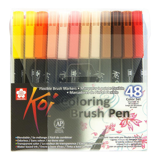 Sakura Koi Coloring Brush Pen 48 set