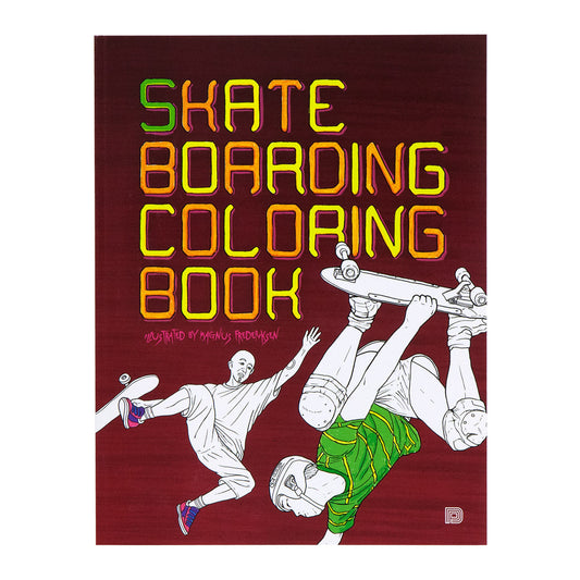 Skateboarding Coloring Book