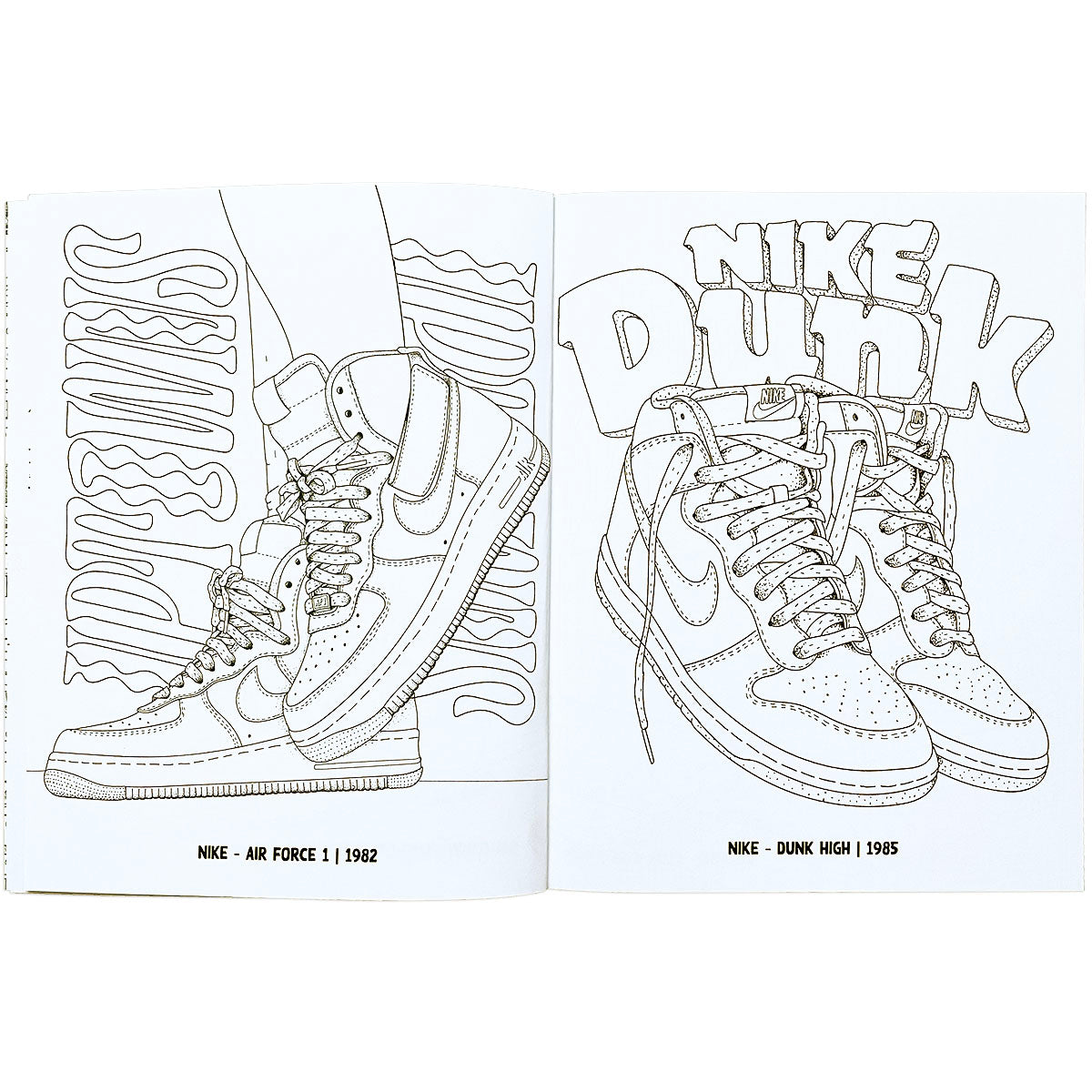 Sketch Adidas Yeezy Draw Time Sneaker Coloring Book – UNFADE