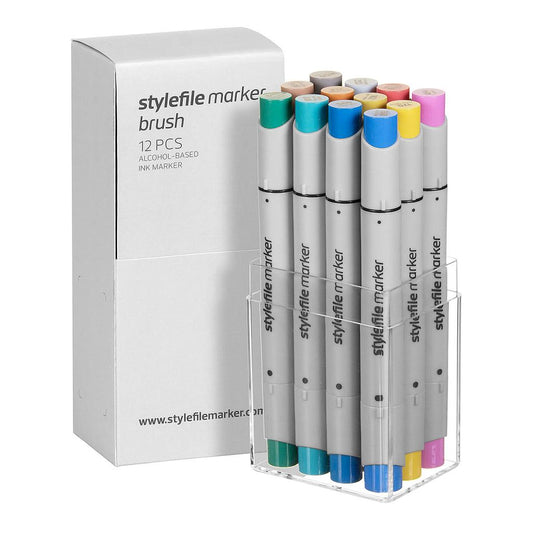 Stylefile Marker Brush 12 set Multiset 20