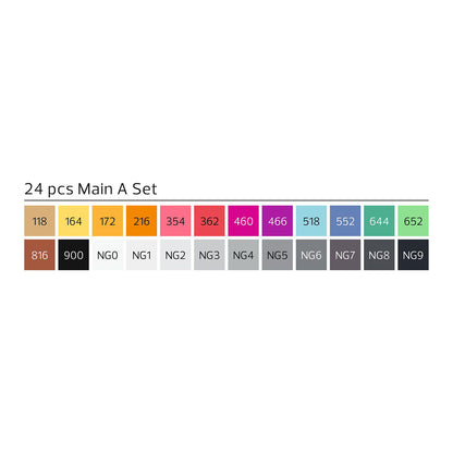 Stylefile Marker Brush 24 set Main A