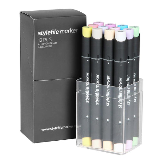 Stylefile Marker Classic 12 set Pastell