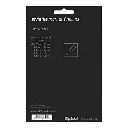 Stylefile Marker Fineliner 10-set