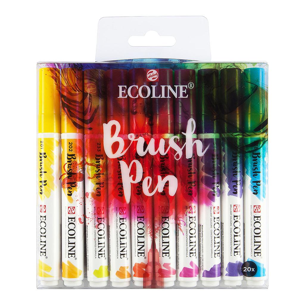 Talens Ecoline Brush Pen 20 set - image 1
