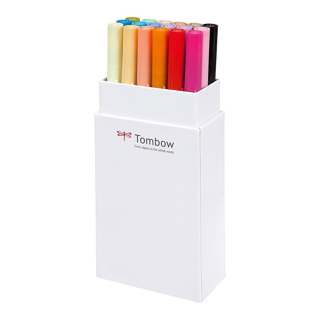 Tombow ABT Dual Brush Pen 18set, Secondary Colors - image 1
