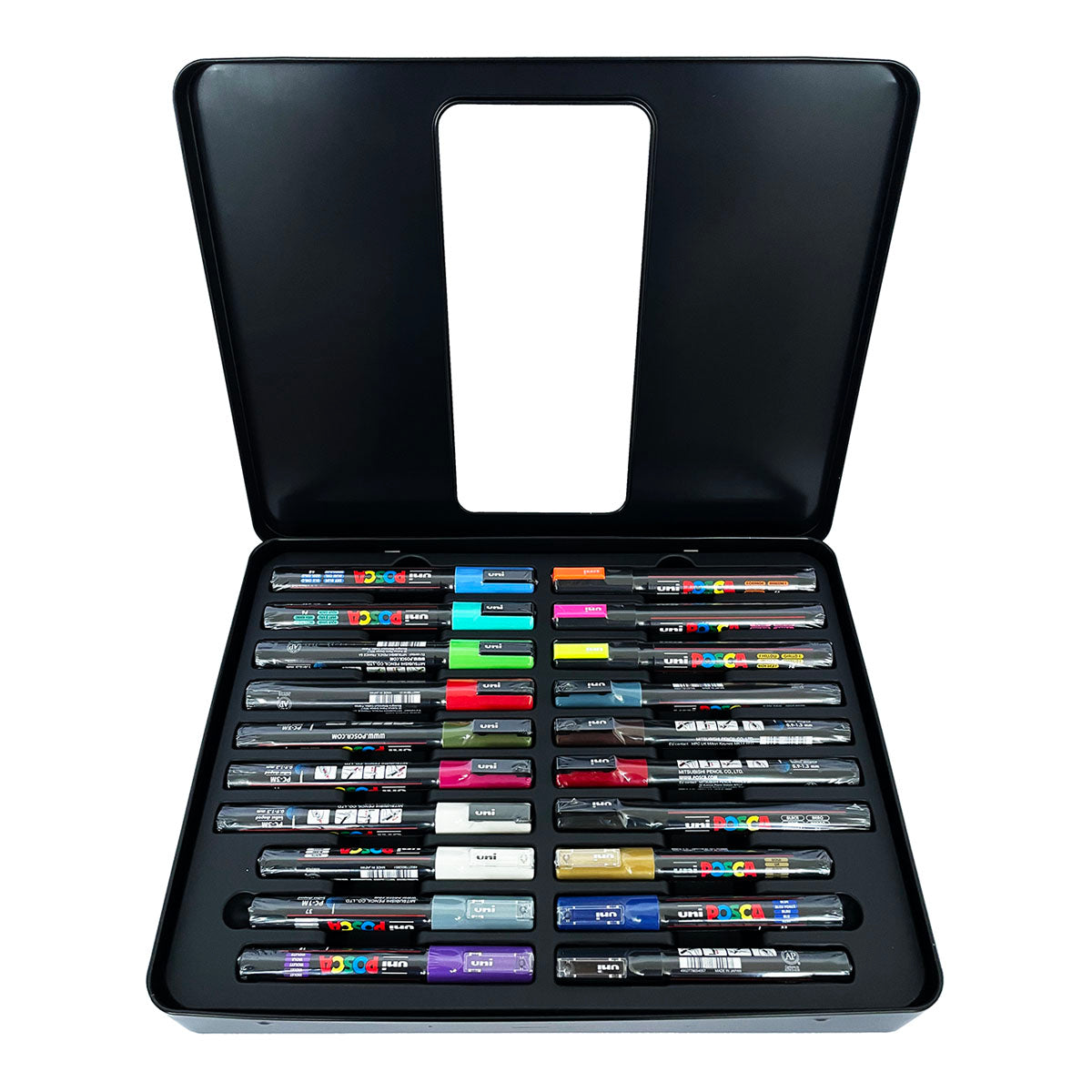 Uni Posca Markers Street Art Metal Box 20 set