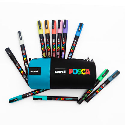 Uni Posca PC-3M Pen Case 12 set Pastel Colors – UNFADE