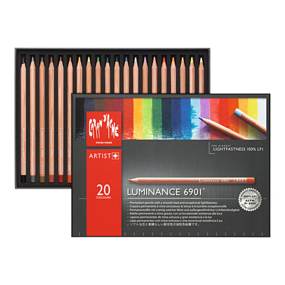 Caran d'Ache Luminance 6901 Coloured Pencils 20 Set