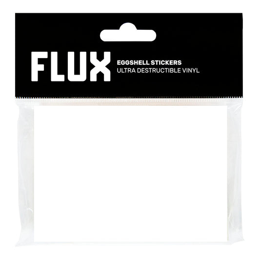 FLUX Eggshell Stickers 50 pcs White