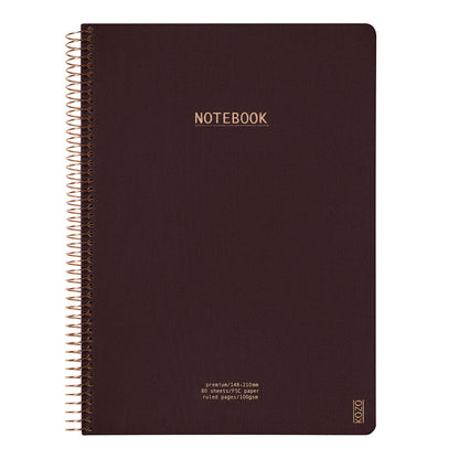 Kozo Premium A4 Notebook Ruled 160 Pages