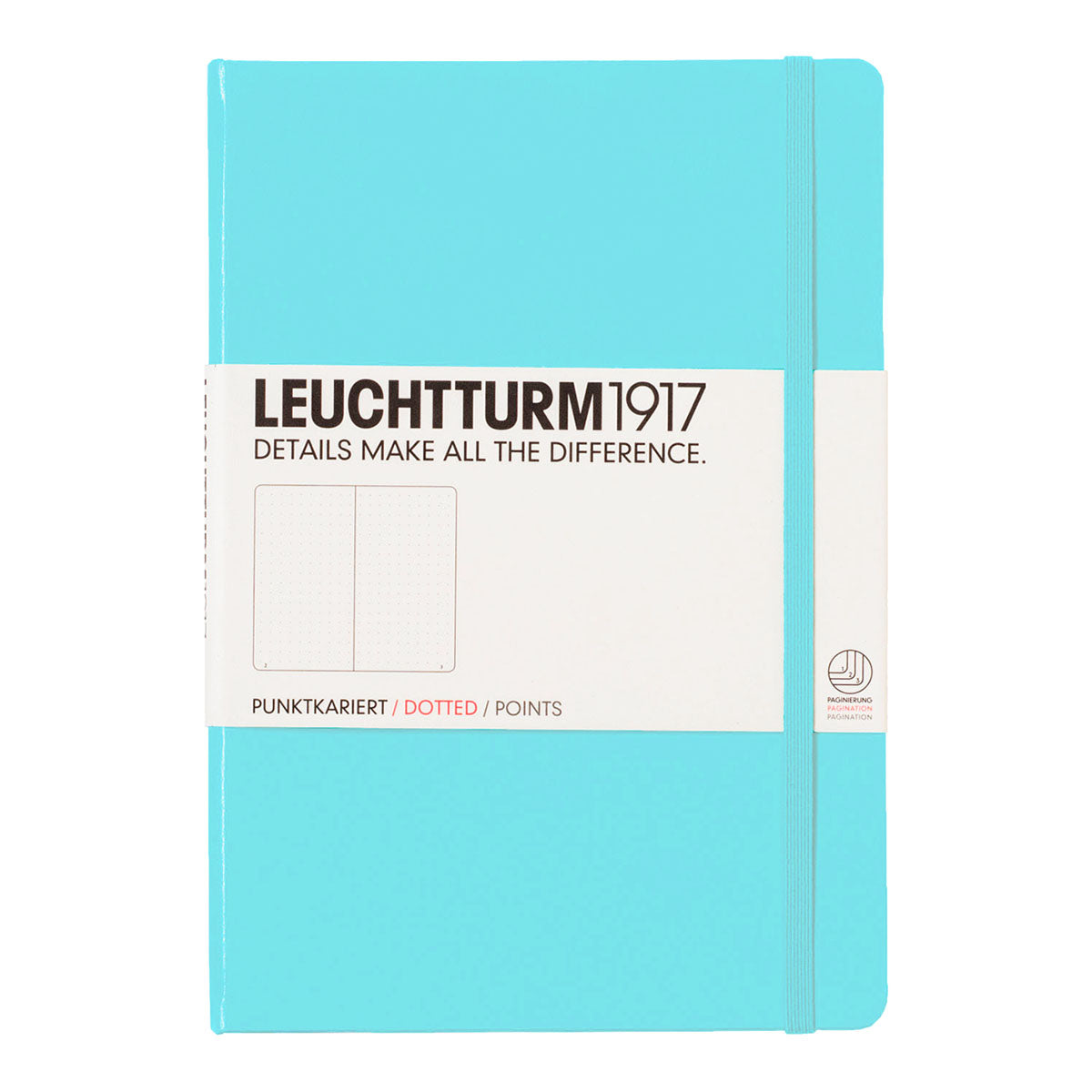 Leuchtturm1917 Notebook A5 Hard Cover, Dotted