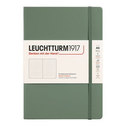 Leuchtturm1917 Notebook A5 Hard Cover, Dotted