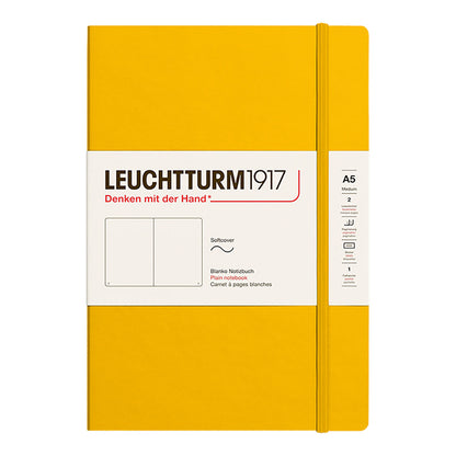 Leuchtturm1917 Notebook A5 Soft Cover, Plain