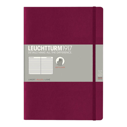 Leuchtturm1917 Notebook B5 Soft Cover, Ruled