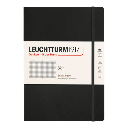 Leuchtturm1917 Notebook B5 Soft Cover, Squared