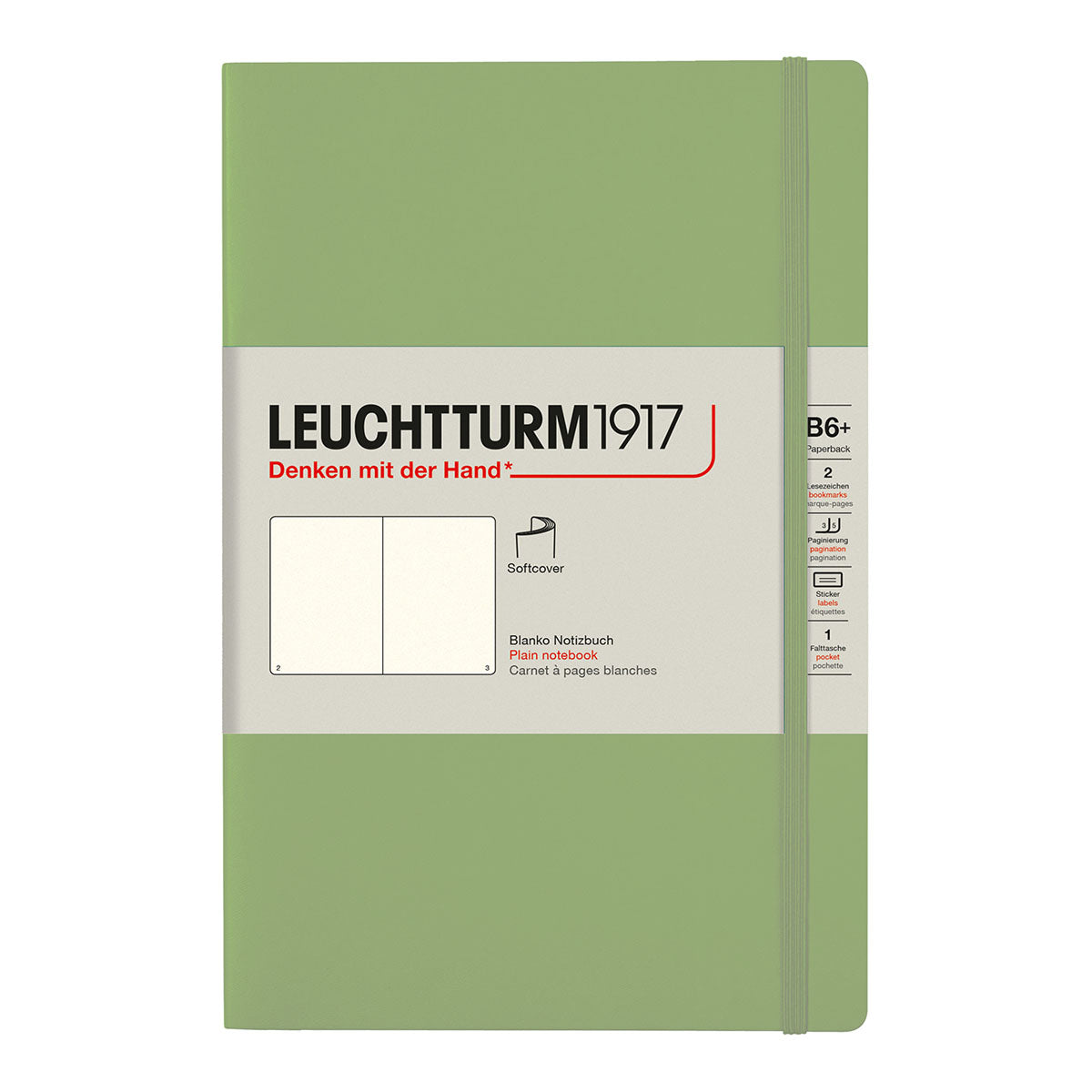 Leuchtturm1917 Notebook B6+ Soft Cover, Plain