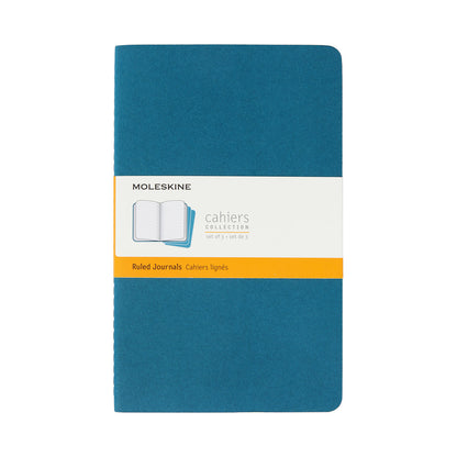 Moleskine Cahier Large Journal Ruled Set of 3