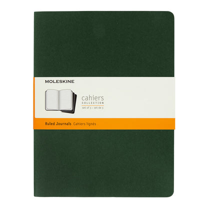 Moleskine Cahier X-Large Journal Ruled Set of 3