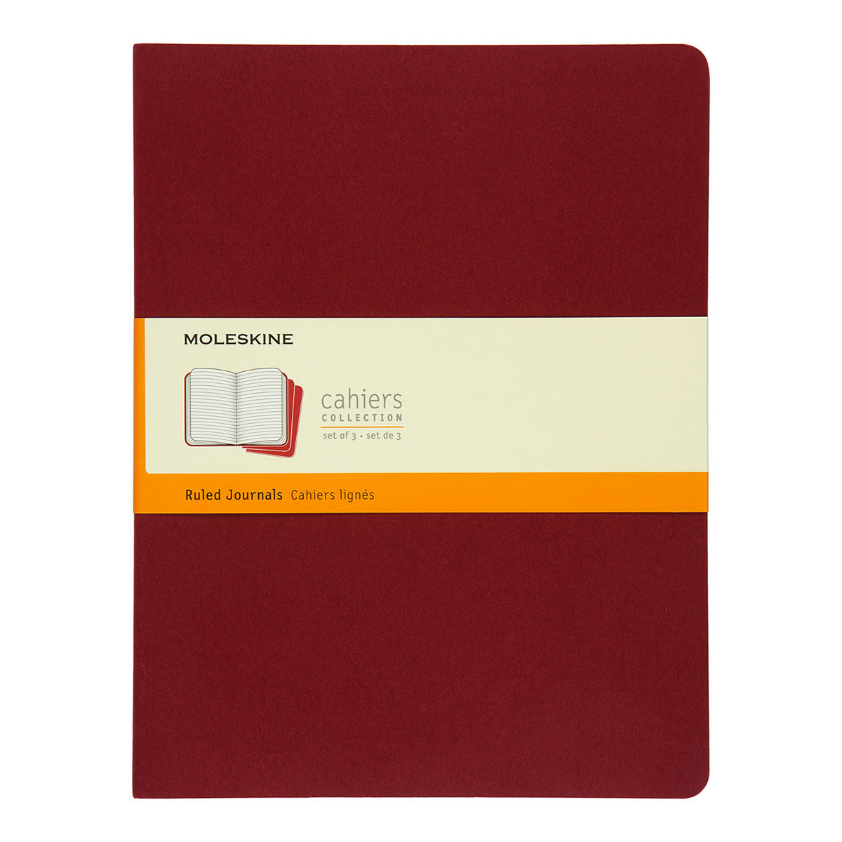 Moleskine Cahier X-Large Journal Ruled Set of 3