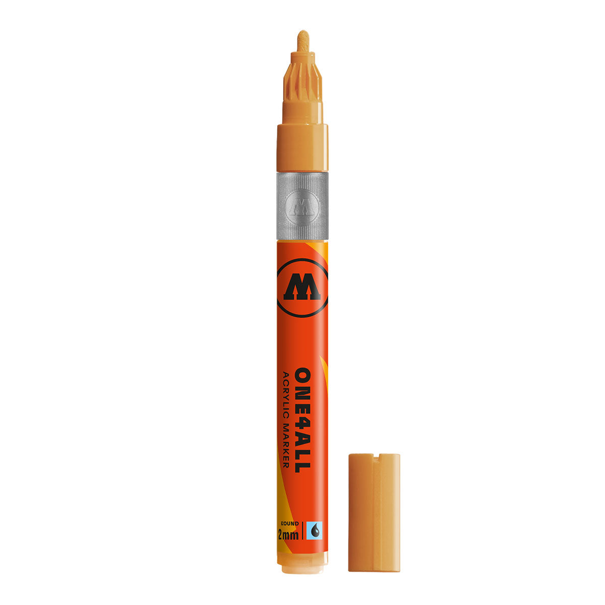 Molotow ONE4ALL 127HS Marker, 2 mm - 208 Ocher Brown Light