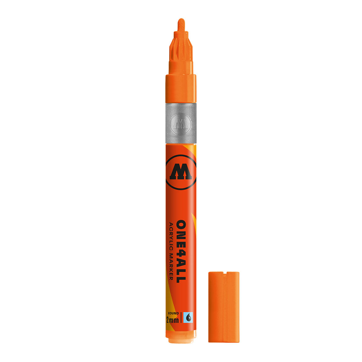 Molotow ONE4ALL 127HS Marker, 2 mm - 218 Neon Orange Fluo