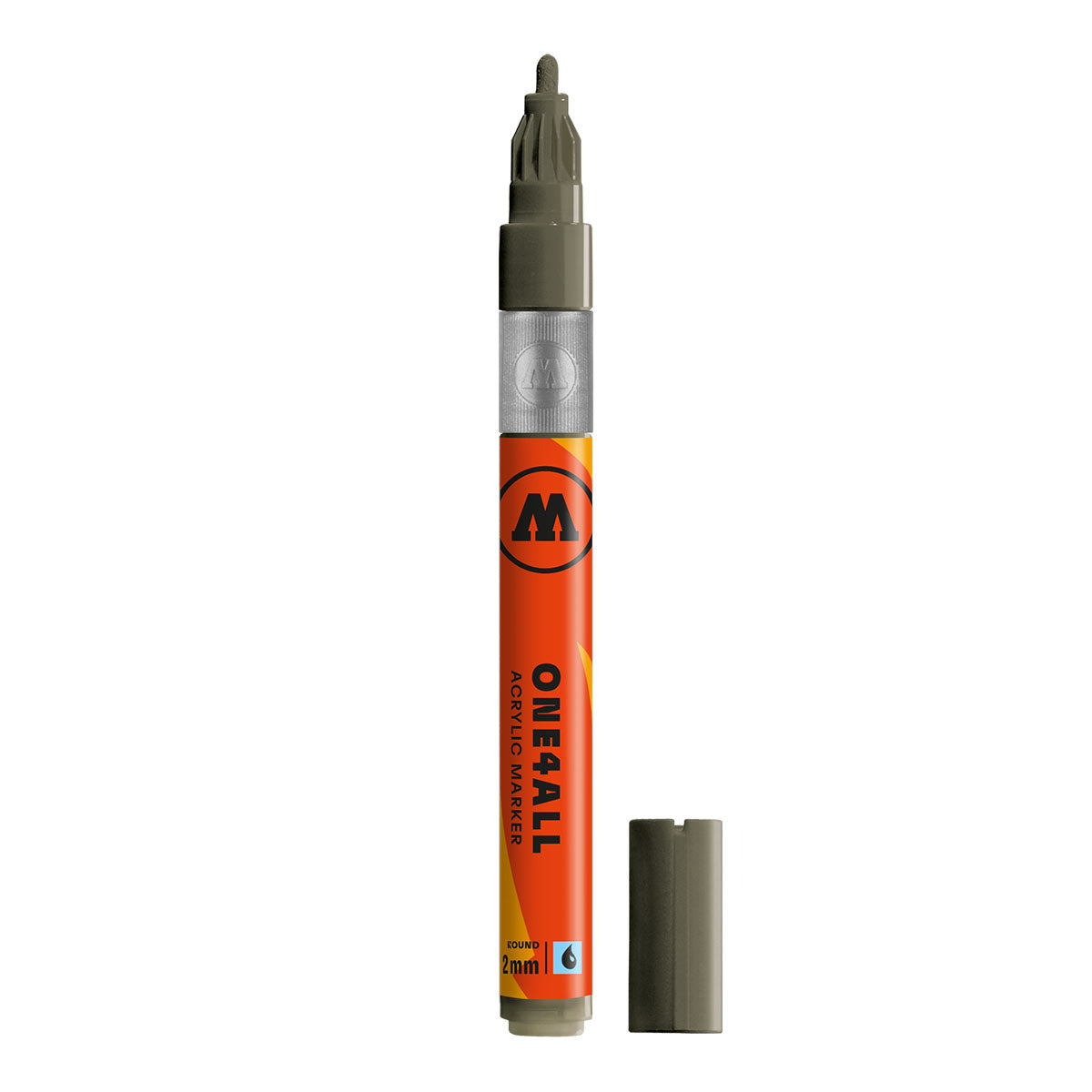 Molotow ONE4ALL 127HS Marker, 2 mm - 260 Stone Grey Dark