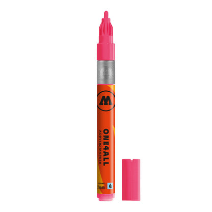 Molotow ONE4ALL 127HS Marker, 2 mm - 262 Neon Red Fluo